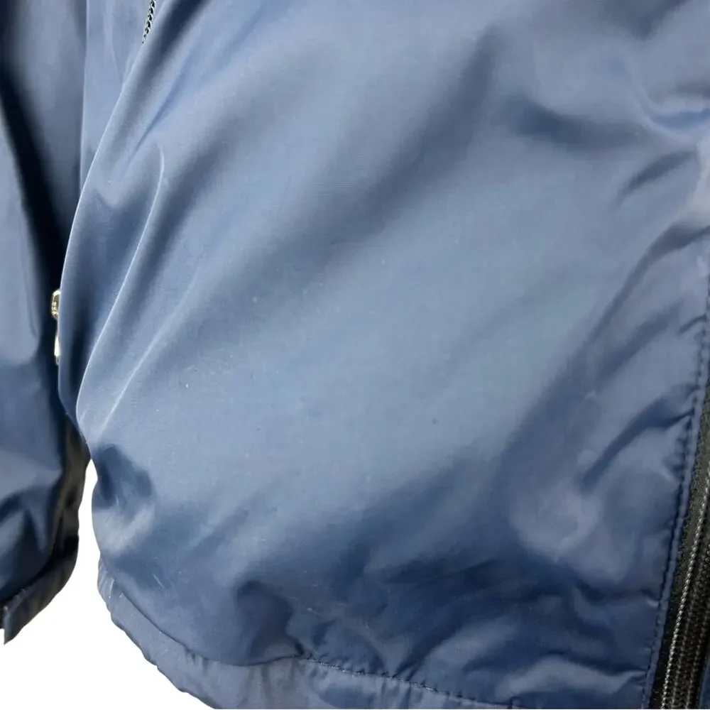 Ralph Lauren Polo Jeans Vintage Windbreaker Fleece Lined‎ Spell Out Sleeve As-is